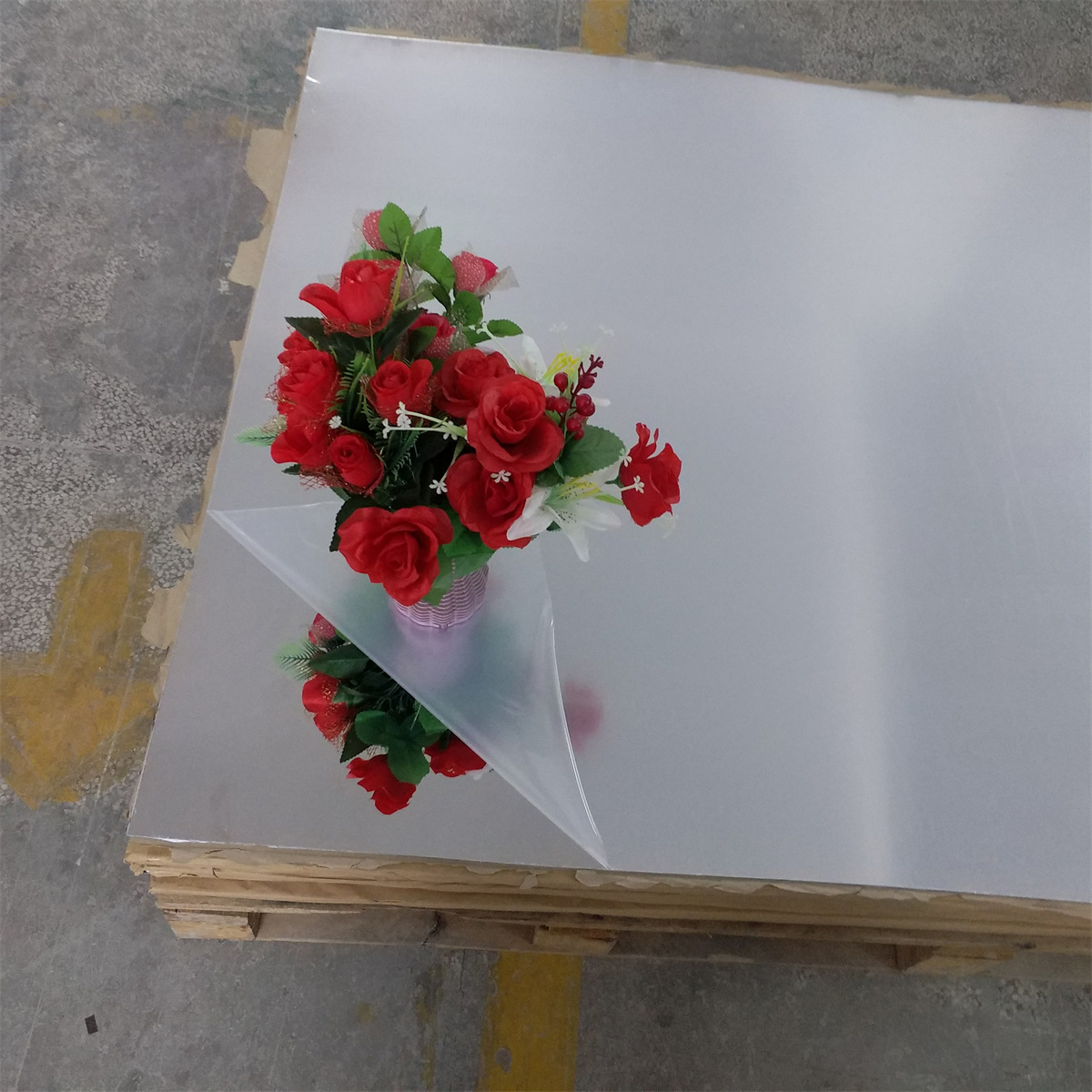 现货双镜面透光压克力板 半透半反亚克力板 半透明亚克力镜面板材