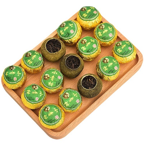 New Beiyi Xinhui Small Green Tangerine Peel Pu-erh Tea, Imperial Pu-erh Tangerine Pu-erh Orange Tea, 250g per can