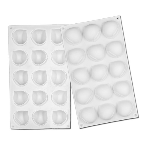 Amazon 15-in-a-row Hazelnut Mousse Cake Mold French Pastry Round Dessert Mold DIY Chocolate Mold