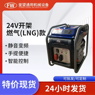 24V Vehicle-Mounted Gas (Lng) Dc Inverter Generator, Special Gasoline Engine for Large Truck Parking Air Conditioners (Avtomobil generatorları)