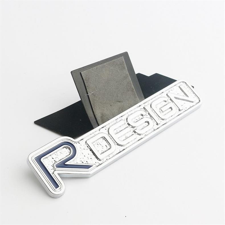 RDESIGN 3D three-dimensional metal car emblem sticker is suitable for Volvo S60L V40 V60 modified car emblems