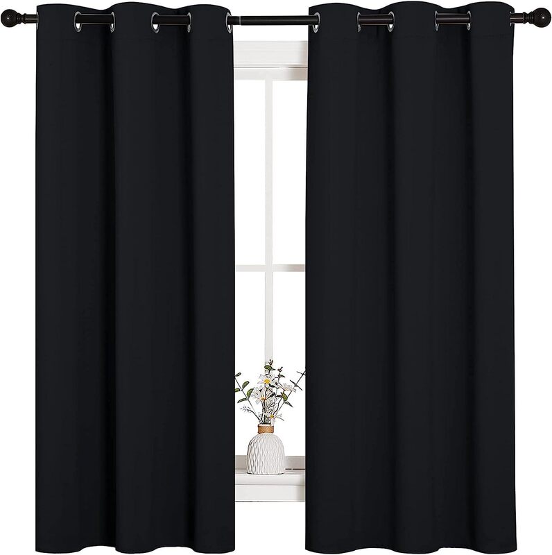Bedroom Blackout Curtain Long Curtain Short Curtain Half Window Curtain Window Privacy Curtain Layers Bathroom Curtain Energy Saving Curtain