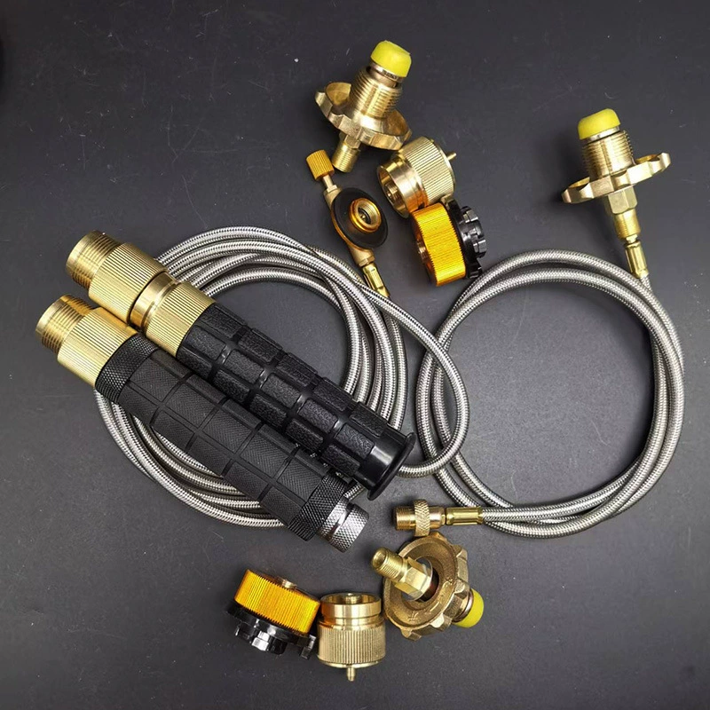 Комплект сварочного факела (Manipu) для бутана/пропана, набор газовых факелов с адаптерами и удлинительными трубками