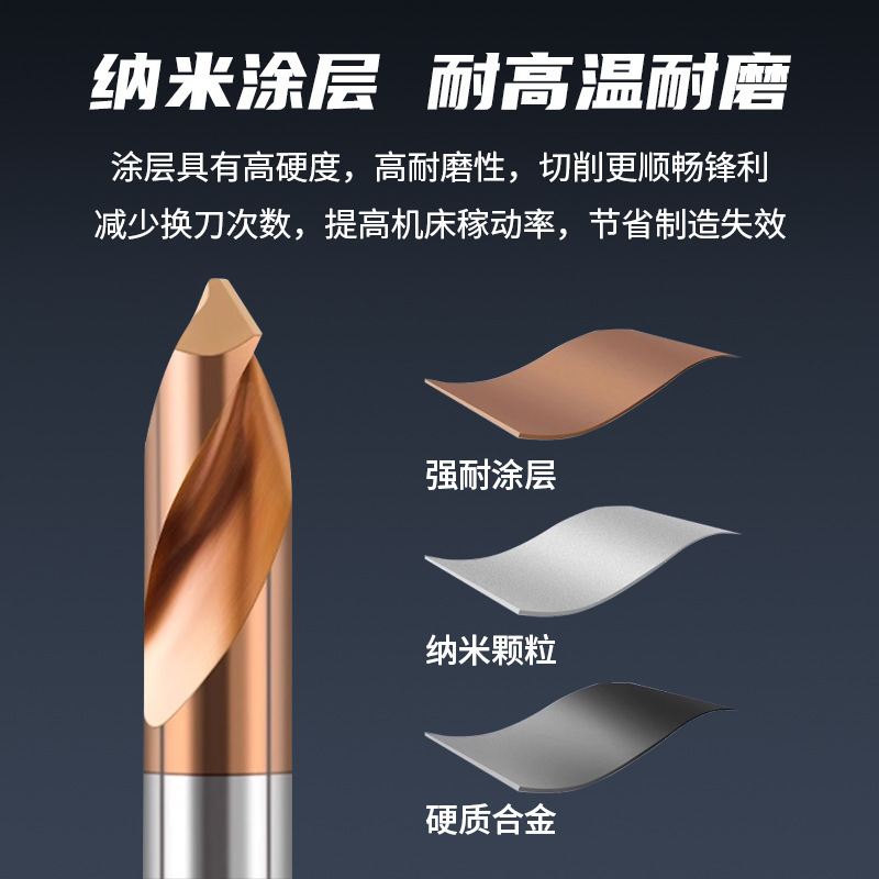 定心钻60度90度钢件铜铝件通用高硬度开孔器中心钻中心定位钻头|undefined