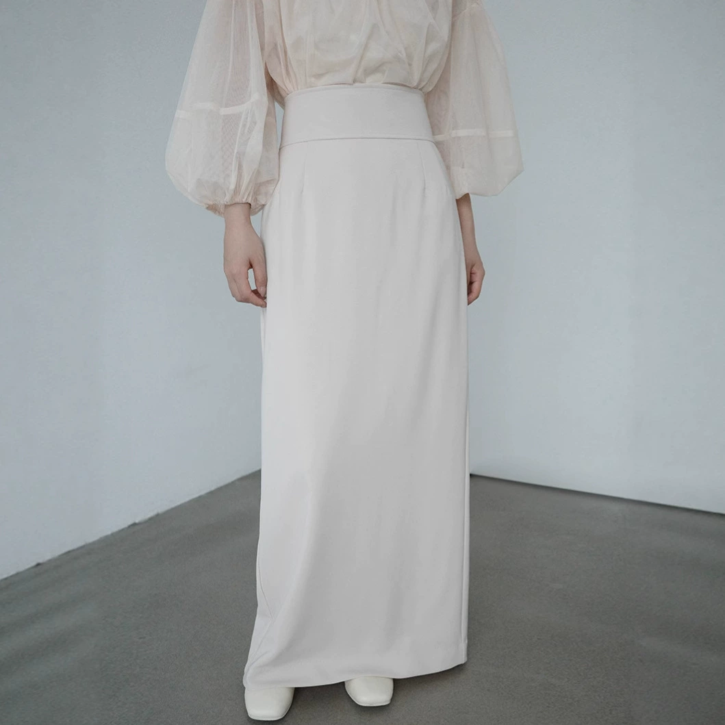 Ganhe Ранняя осень новая модная пригородная прямая юбка в японском стиле с высокой талией Свободная Повседневная Длинная юбка для женщин