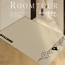 入户耐脏地垫防滑免洗进户门垫可剪裁进门口脚垫2025新款玄关垫子