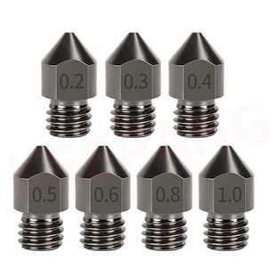 Mk8 Hardened Steel 3D Printer Accessories Mk8 Hardened Steel Nozzle 1.75/3.0 Consumables Hard Steel Print Head