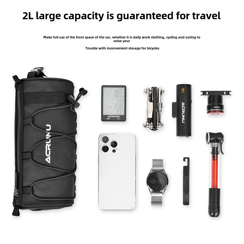 ACRUNU bicycle front beam bag mountain road bike upper tube bag storage waterproof saddle bag riding accessories equipment_voghion.com