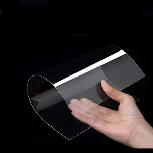 Высокая прозрачная ПВХ твердая доска цветная пленка PP PP Matte прозрачная жесткая листовая пластина выносливая пластина мягкий акрил