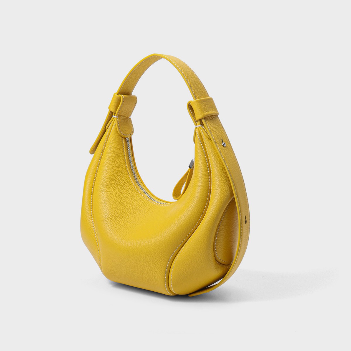 Hobo Women's Bag Fashion Single Shoulder Underarm Bag 2026 Summer Top Grain Cowhide Commuter Crescent Bag Crossbody Genuine Leather Handbag - Thumbnail 5