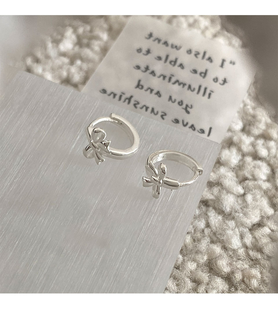 Örhängen studs slips i sterling silver för kvinnor_voghion.com