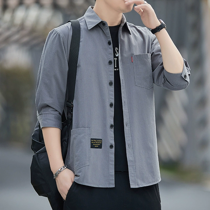 Spring-Inspired Casual Nurse Uniform Shirt Jacket by 墨上贤绅 - Stylish, Comfortable, Versatile Wear