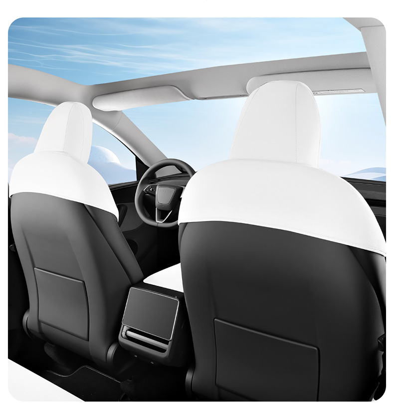 Suitable for the 2025 New Tesla Modely, Special Car Seat Cushion, Suede Leather Summer Saddle Pad, Car Seat Cover