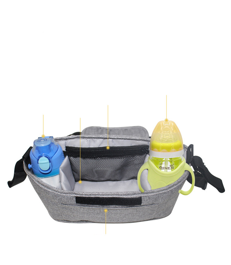 Stroller Organizer Bag Diaper Bag Nursing Stroller Bag Stroller Accessories Stroller Cup Holder Cover with Shoulder Straps Pouch baby stroller accessories diy	