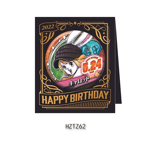 Бейдж дня рождения Comic Factory ONE PIECE Лuffy Zoro Chopper Sanji Nami стойка для бейджей на день рождения