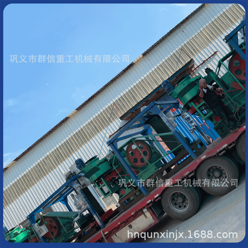 群信免烧圆盘式打砖机器  液压小型道路免烧制砖机