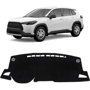 Suitable for Corolla Cross car interior center console dashboard mat, leather suede flannel anti-glare mat