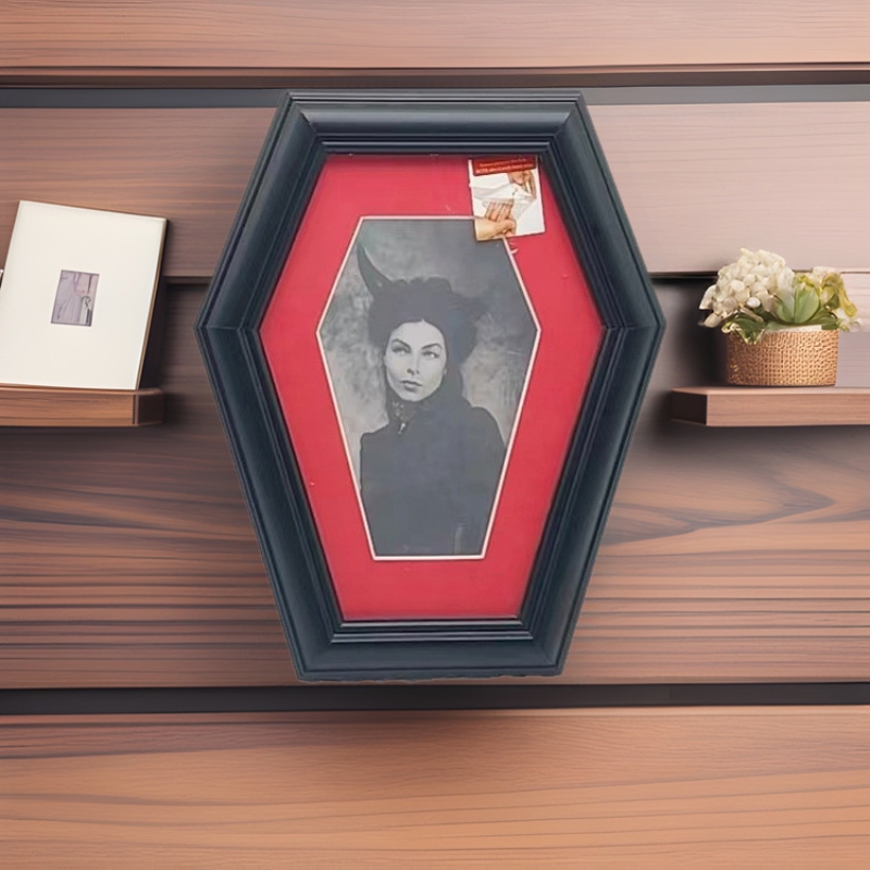 Casual and Creative Special-Shaped Hexagonal Retro American Black Solid Wood Photo Frame Cardboard Plexiglass Photo Frame Casual and Creative Special-Shaped Hexagonal Retro American Black Solid Wood Photo Frame Cardboard Plexiglass Photo Frame