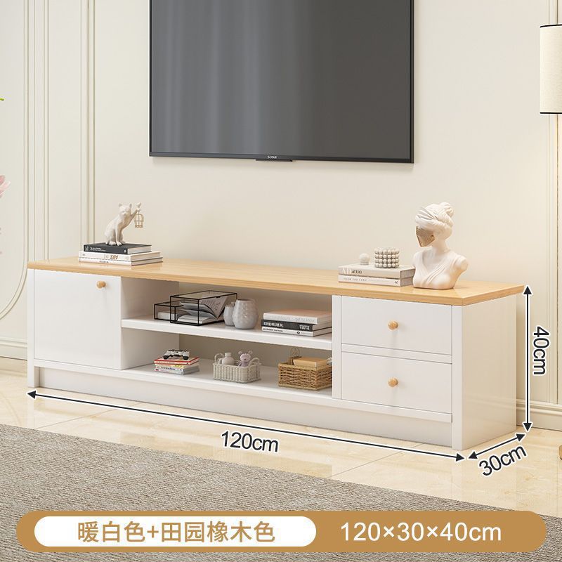 Gabinete de televisión nórdico pequeño tipo de casa sala de estar ligera lujoso moderno simple gabinete de piso de alquiler de casa puede retráctil gabinete de televisión