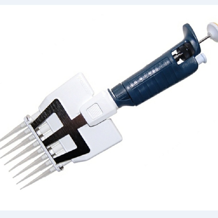 吉尔森 PG 8道 多道手动可调移液器，移液枪10-100ul