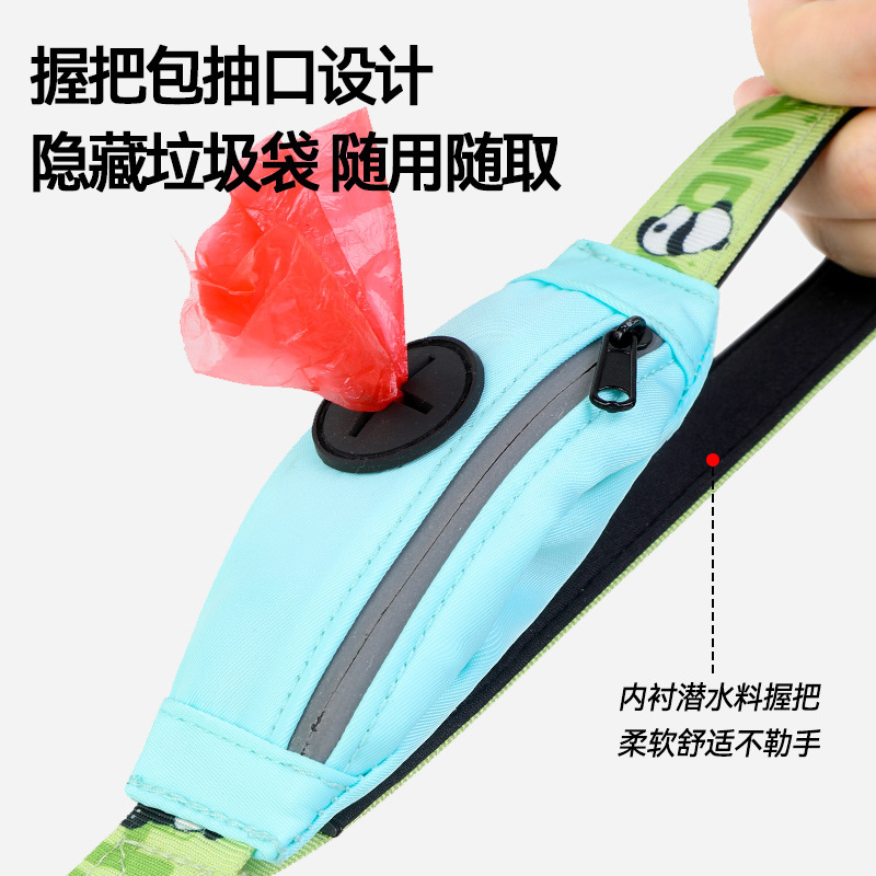 狗狗牵引绳防爆冲弹力伸缩遛狗绳子狗狗车载安全带中大型犬狗链子|undefined
