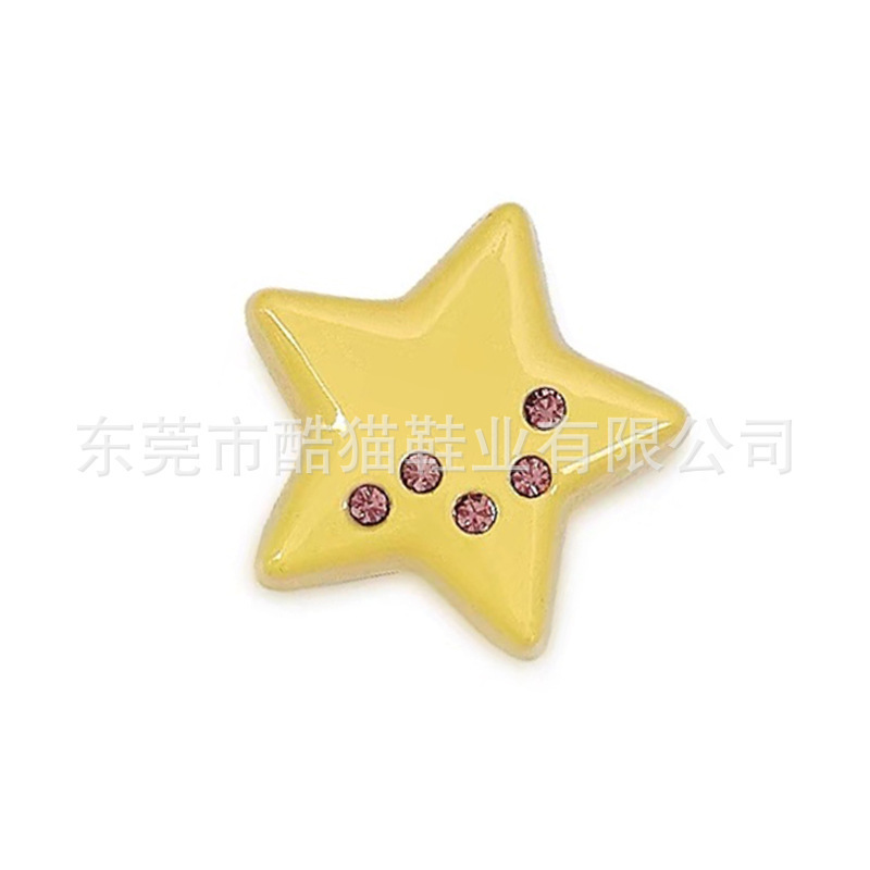 新しい下駄メタル小さな新鮮な宝石の靴花ハイエンドアクセサリー diy クリエイティブ靴バックルクラウドパフ装飾|undefined