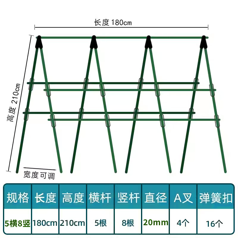 Marco de enredadera de pepino, estante de verduras de frijoles, caja de plantación de tomate, marco de enredadera, poste de soporte fijo, estante de jardinería