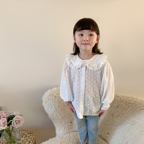 Weimu Children's Clothing Children's Suit 2024 Spring New Style Girls Korean Style Vests Shirts Pants Baby Clothes