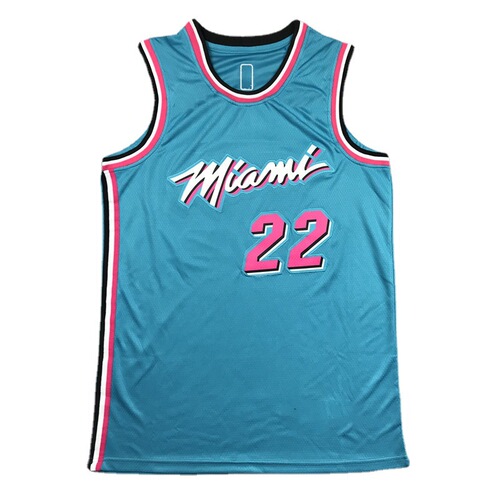 Summer cross-border jersey Heat 3 #Wade No. 14 Shiro 22 Butler embroidered basketball uniform casual sports shorts