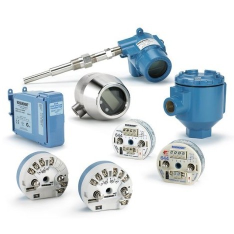 艾默生644温度变送器传感器644RANAQ4RK轨道安装温控模块温度测量