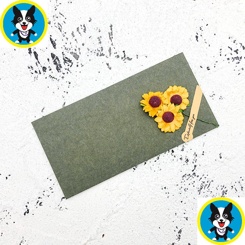 智贝SKU图_11信封信纸套装干花文艺小清新创意diy牛皮