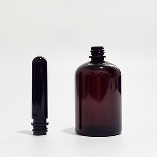 Source Factory PET Essential Oil Bottle 100 150ml Imitation Glass Mouth Essential Oil Bottle Supports Various Capacity