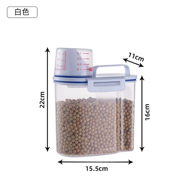 Japanese rice bucket transparent color [1.5KG]