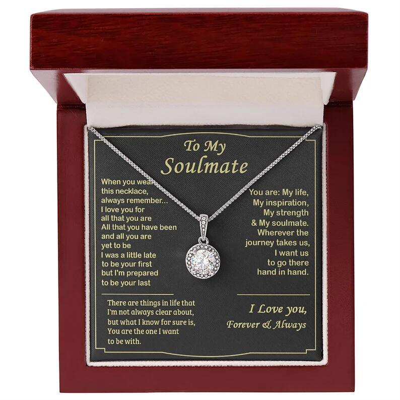 Round Pattern Women'S Gender Luxurious Round Metal Inlay Artificial Diamond Women's Pendant Necklace