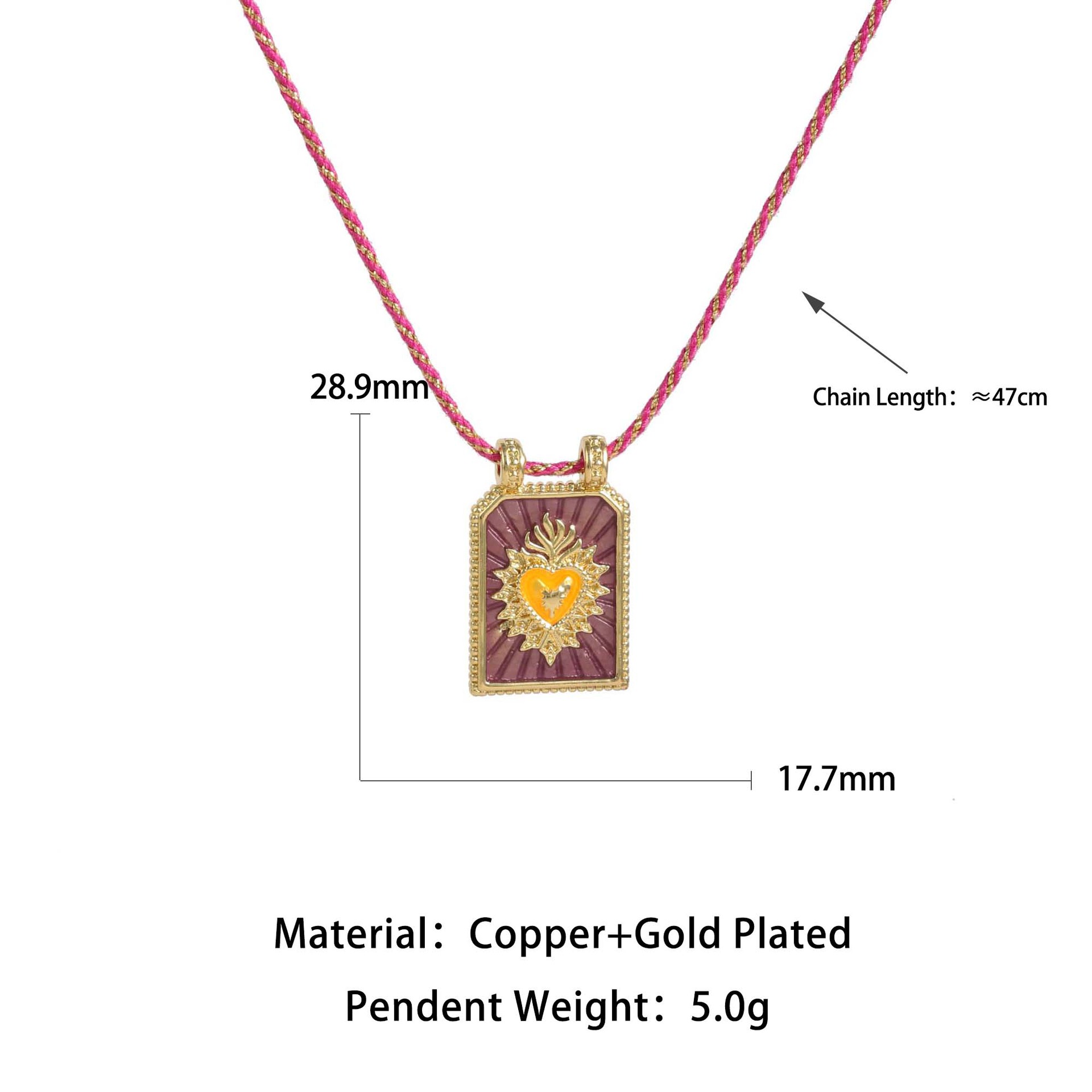 Daily Occasion Wholesale Jewelry Vintage Style Astrology  Devil's Eye Copper Enamel Plating