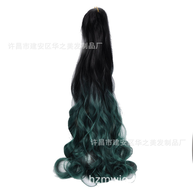 14インチ18インチ24インチルーズウェーブCrochet Hairアフリカかつら大きい波巻きロングカール|undefined