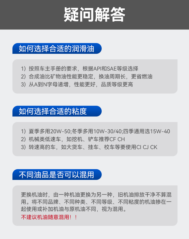 Suitable for Kunlun Xunnu Genuine Diesel Engine Oil Fully Synthetic Engine Oil Diesel Engine Oil Micro Tillage Truck Large