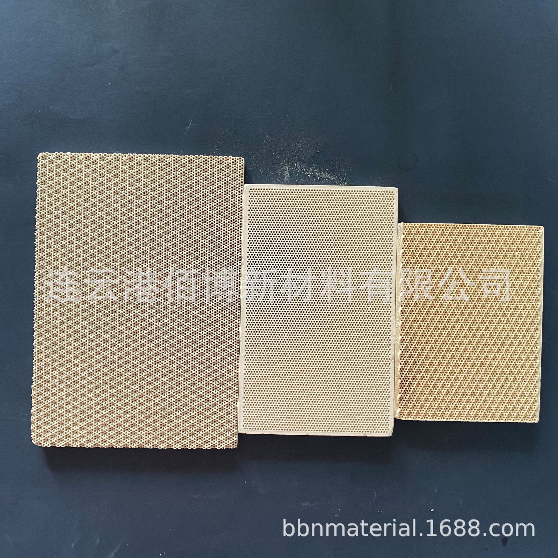 堇青石方形蜂窝陶瓷燃烧板 红外线过滤多孔板 直孔过滤片