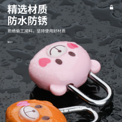 Cute padlock cartoon combination lock lock small lock cabinet lock student dormitory suitcase mini padlock