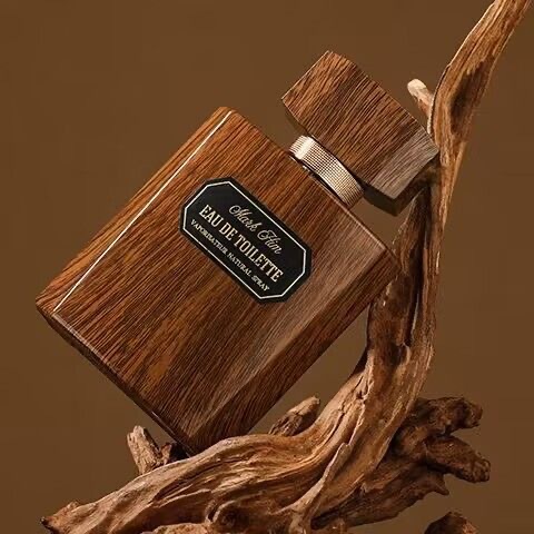 2023 Ny het Parfym för män 100 ml Ebenholts Agarwood Beständig Doft Färskt trä Sandelträ Man Student_voghion.com
