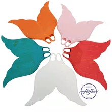 现货澳大利亚澳洲Mahina专业美人鱼脚蹼训练单蹼游泳脚蹼柔软橡胶