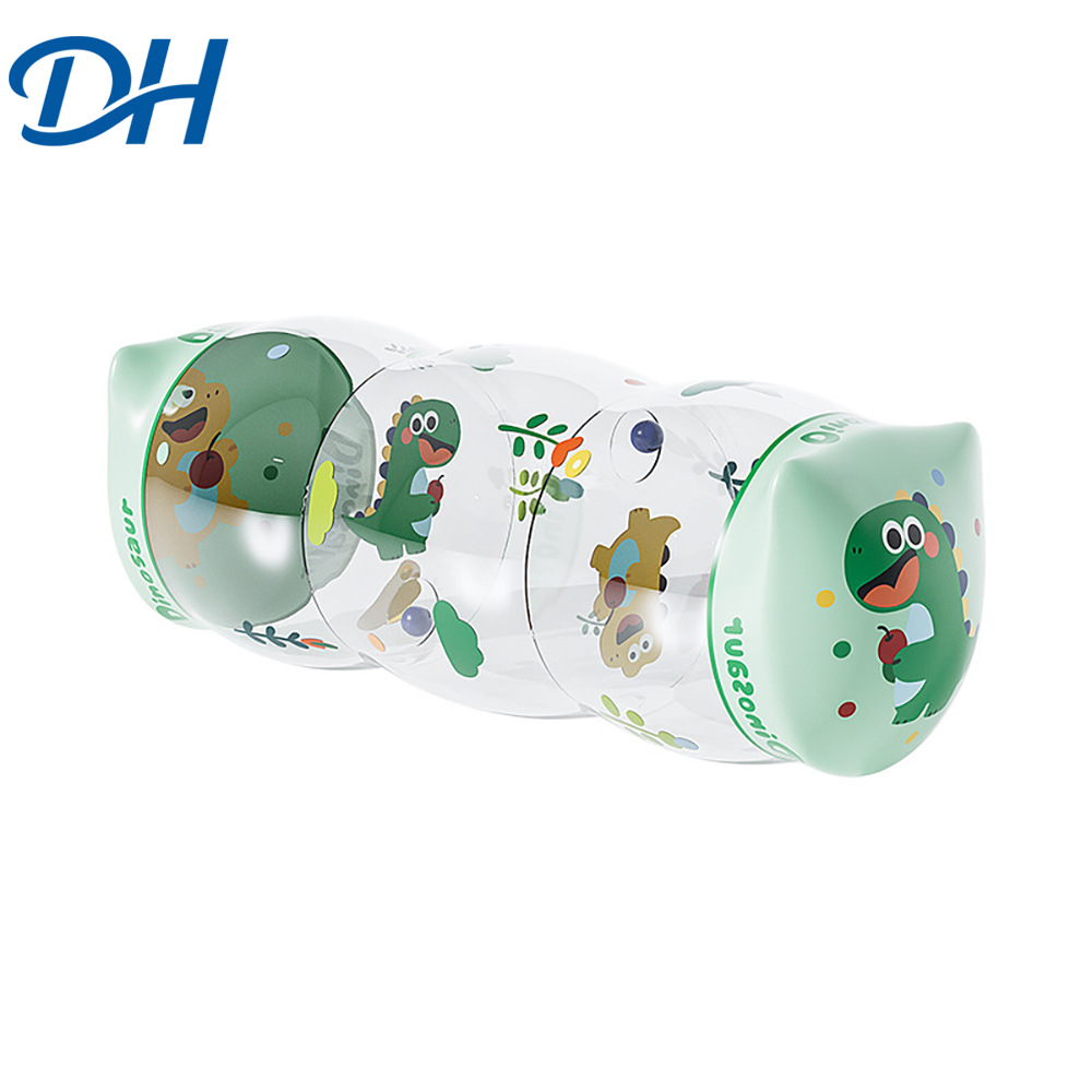 PVC inflatable crawling roller toy for infants and toddlers, baby walking aid and crawling toy, easy to store