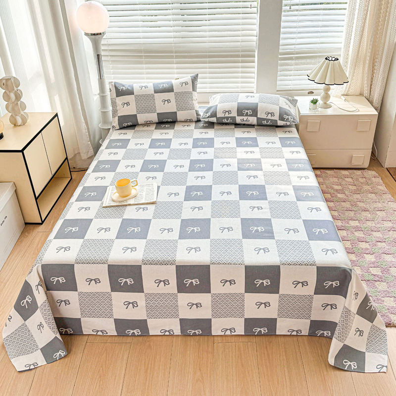 Set lenzuola in cotone per letto matrimoniale spesse tutte stagioni_voghion.com