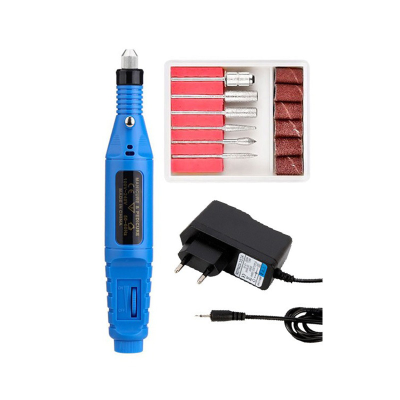 Máquina de pulido de uñas portátil USB tipo pluma herramienta de uñas eléctrica removedor de esmalte de uñas removedor de piel muerta transfronteriza