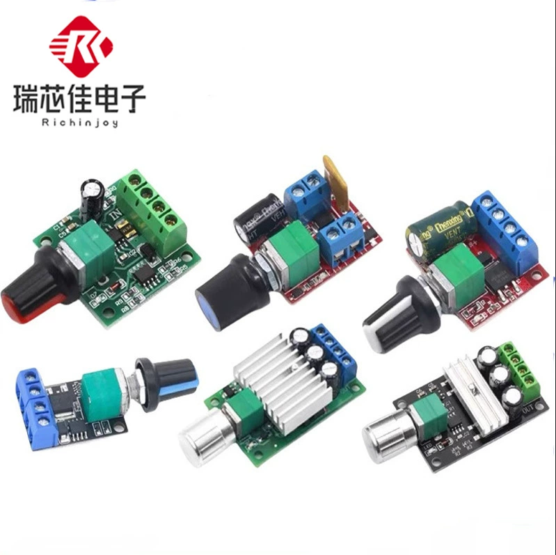 PWM DC двигатель-регулятор 2A 3A 5A 10A Переключатель скорости 1803BK 1203BK