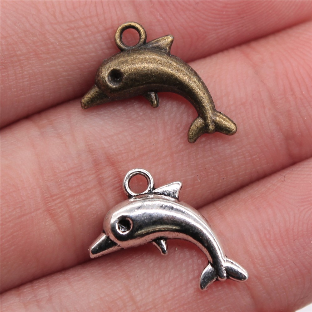 1 Piece Retro Dolphin Alloy Plating Pendant Jewelry Accessories display picture 1