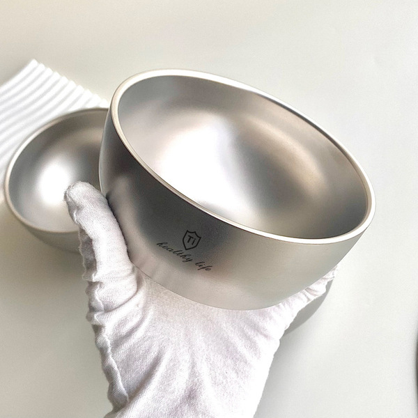 Double-layer school soup bowl stainless steel