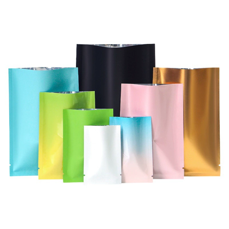 Оптовая Продажа с фабрики Цвет алюминиевая фольга плоский карман самодельный Слепой Мешок маска порошок Сплит мешок Герметичный упаковочный мешок маленький мешок