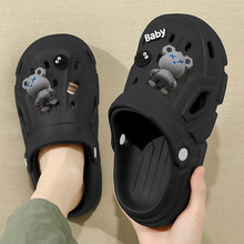 洞洞鞋男款夏季外穿情侣厚底防滑室内家用沙滩包头拖鞋女夏批发