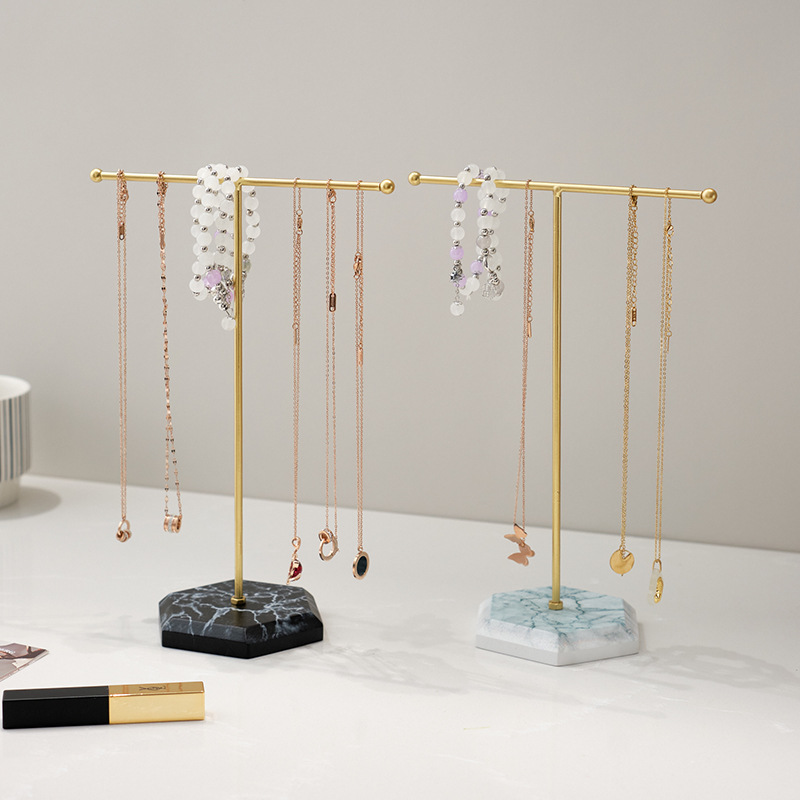 北歐風首飾架創意項鍊手鍊展示架耳釘髮飾耳環收納家用飾品置物架